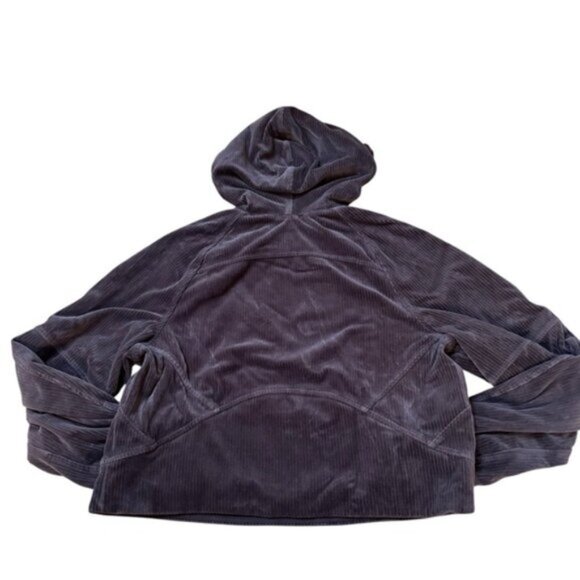 Lululemon Scuba Oversized Hoodie Velvet Cord Espresso Brown Size XS / S - Picture 2 of 4